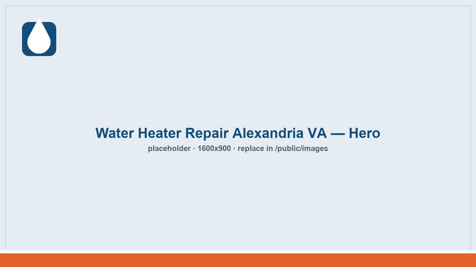 water heater repair in alexandria va technician